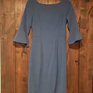 White House Black Market Sheath Dress Teal Size 2